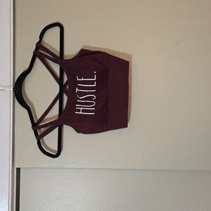 Rae Dunn Hustle Activewear Top Size Medium